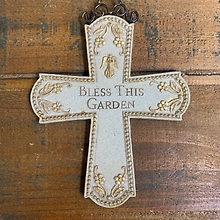 Bless This Garden Cross
