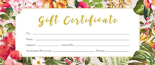 Gift Certificate