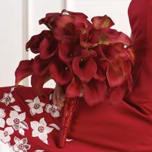 Red Calla Lily Bridal Bouquet