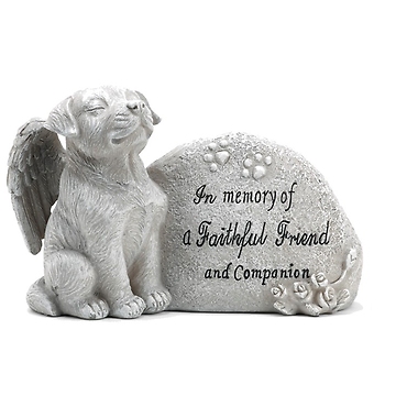 Memorial Plaque with Dog